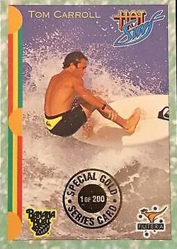 1993 Futera Hot Surf - Hot Gold #2 Tom Carroll Front